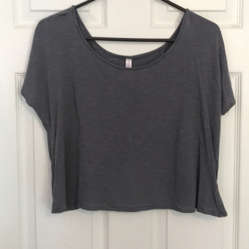 Grey soft tee